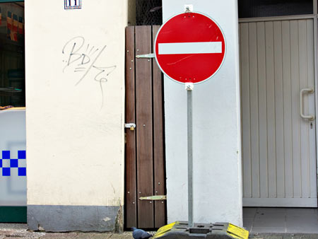 Verbot der Einfahrt