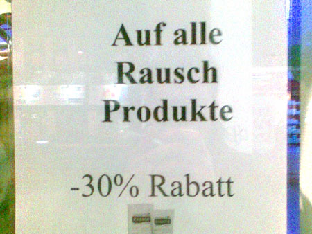 Reduzierte Rausch-Produkte