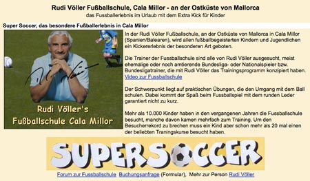Rudi Völler Fußballschule