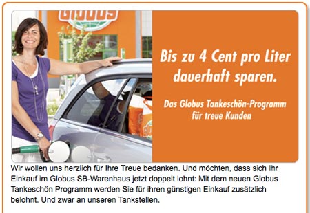 Globus Tankeschön-Programm
