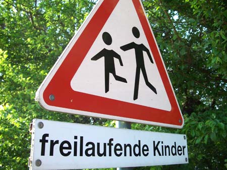 Freilaufende Kinder